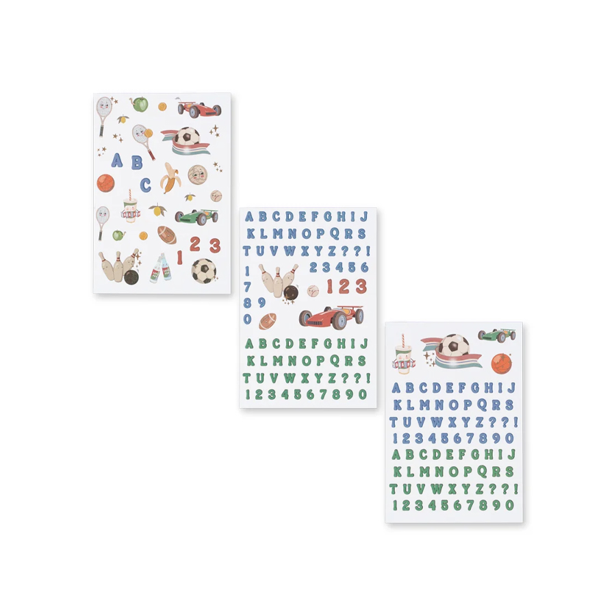 Back to school stickers - kick it - KONGES SLOEJD - Image 2