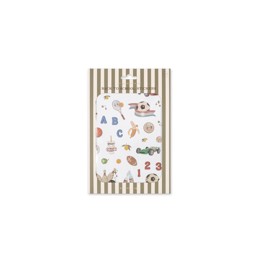 Back to school stickers - kick it - KONGES SLOEJD