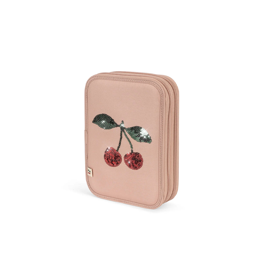 Clover pencil case - cherry - KONGES SLOEJD