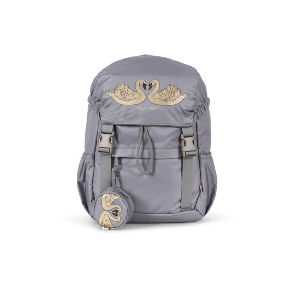 Clover schoolbag - sleet - KONGES SLOEJD