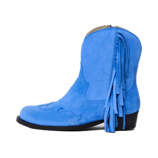 FRINGES BOOT BLUE - MAISON MANGOSTAN