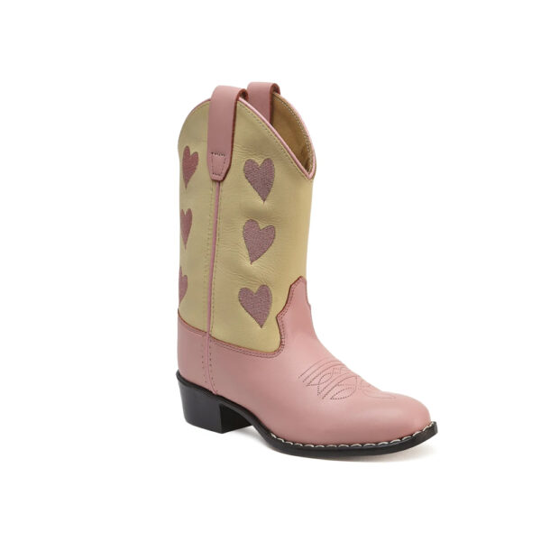 Hearts Soft Pink Kids - BOOTSTOCK