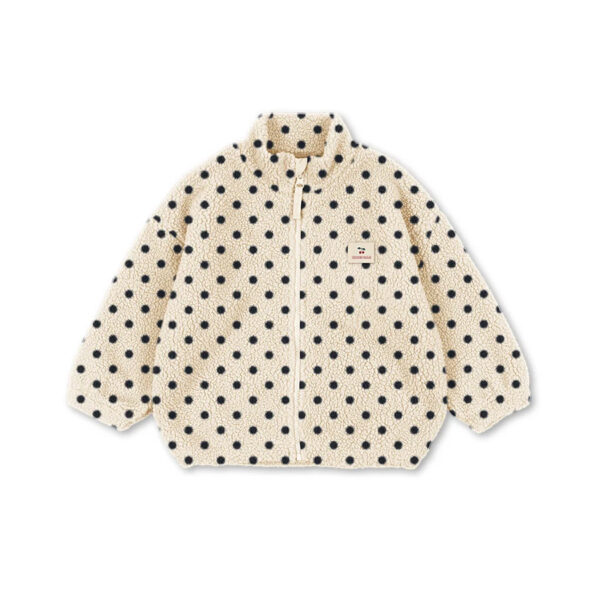 Jody embroidery teddy jacke - dot lumiere - KONGES SLOEJD