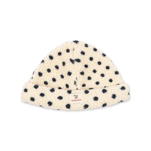Jody teddy hat grs - dot lumiere - KONGES SLOEJD