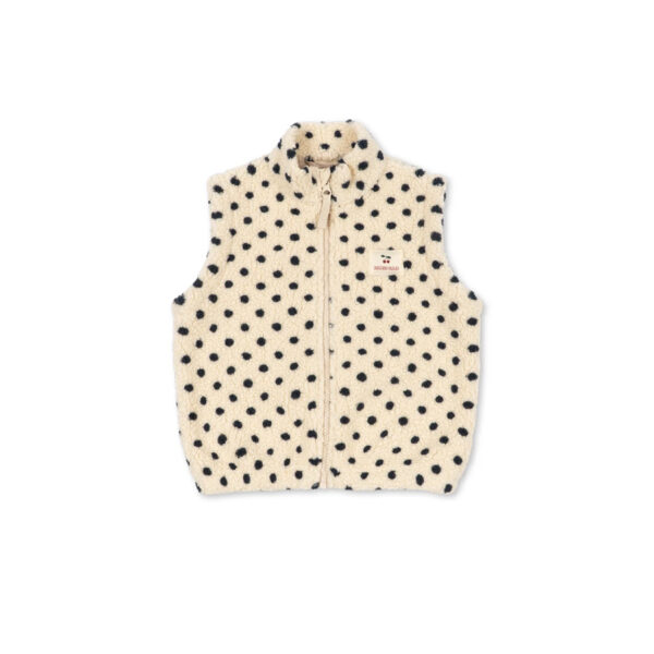 Jody teddy vest grs - dot lumiere - KONGES SLOEJD