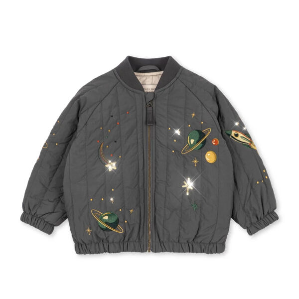 Juno sequin bomber jacket - magnet - KONGES SLOEJD