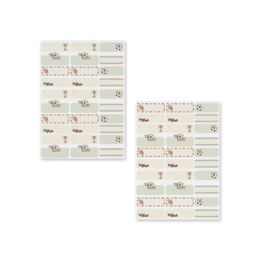 Name stickers 60 pcs - kick it - KONGES SLOEJD - Image 2