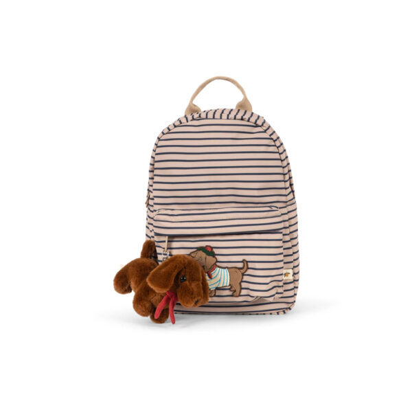 Nohr mini backpack - stripe la mer - KONGES SLOEJD